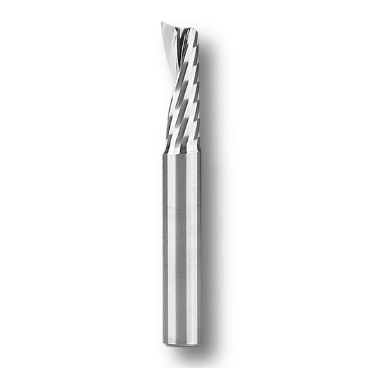 1/2" x 1-5/8" x 1/2" x 3-1/2" Solid Carbide Single Flute Up Cut O-Flute - American Made, Providing Superior Quality And Lifespan