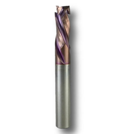 1/2” x 1-1/4” x 1/2” x 3" .500 Upcut High Performance Coated 2 Flute Compression Bit - American made