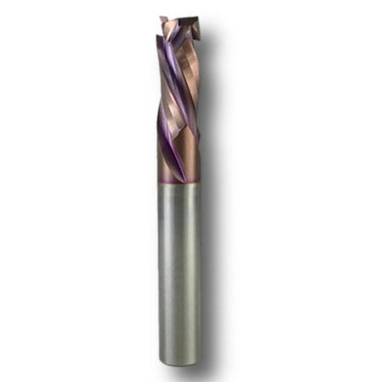 1/2” x 1-1/4” x 1/2” x 3" .250 Upcut High Performance Coated 2 Flute Compression Bit - American made