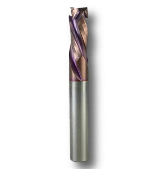 1/2” x 1-1/4” x 1/2” x 3" .250 Upcut High Performance Coated 2 Flute Compression Bit - American made