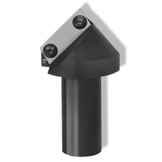 90 Degree V-Groove Insert Bit For Miter Folds - 3/4” Shank, 50mm Diameter - Extra Inserts Available