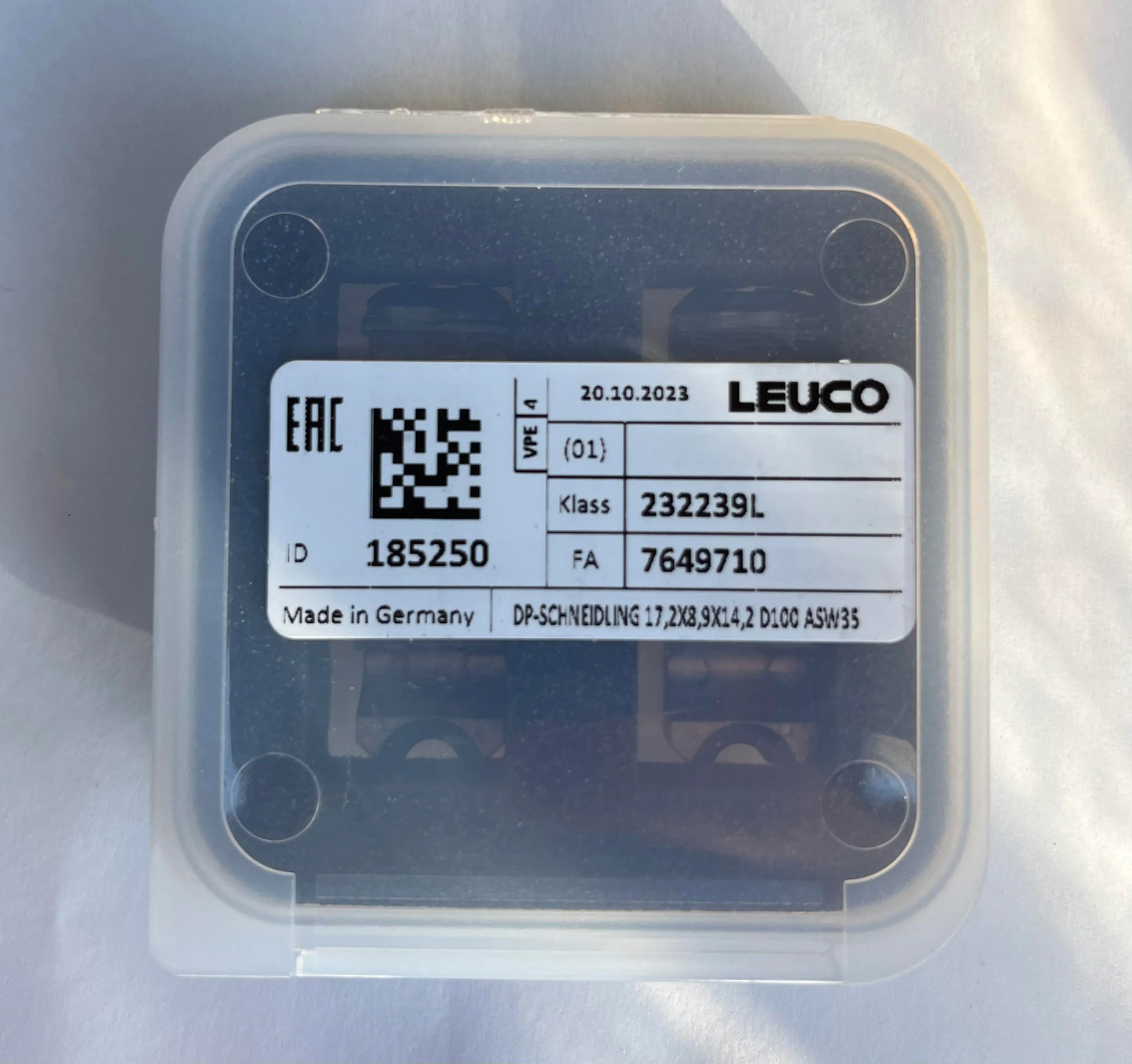 Replacement PCD inserts Leuco DIAMAX