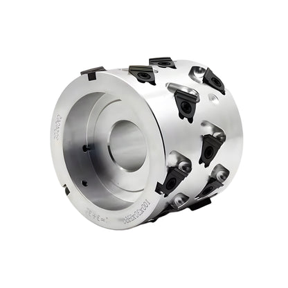 125mm Insert Style Universal Fit PCD Edgebander Heads - Brandt, HOMAG, Holzher, SCM  125mm x 30mm Bore x 48mm Height x Z=15 30° (1+4) - Comes Loaded With PCD Inserts