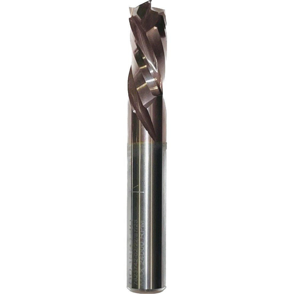 1/2” x 1 1/8” x 1/2” x 3” Leuco High Performance 3 Flute Compression Bit with Patented Coating for reduced heat and longer cut life.