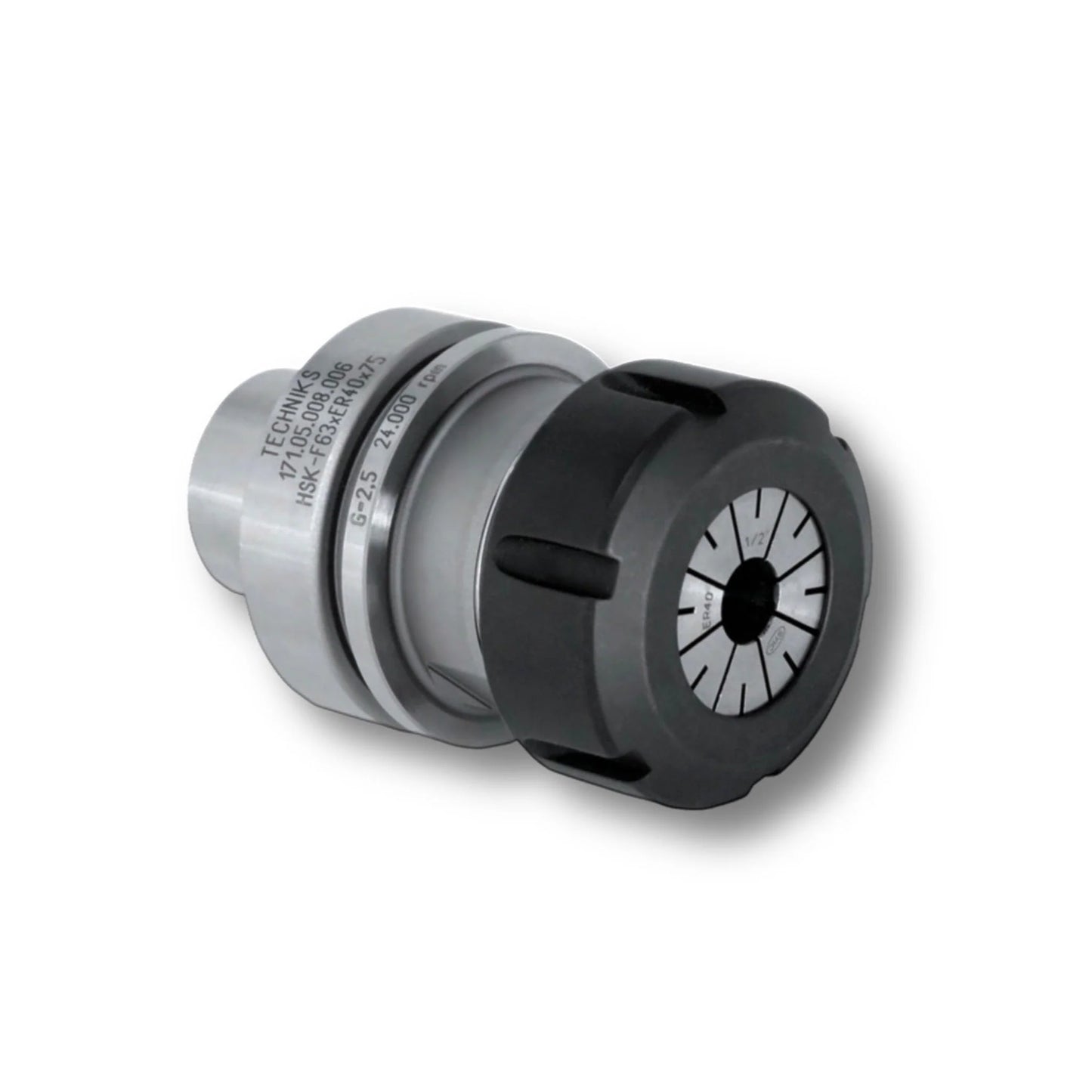 Tool Holder - Collet Chuck - HSK63F ER40 Style - American Made, Providing Superior Quality And Lifespan