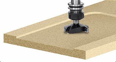 4" Spoilboard Cutter - Up Cut 3/4"Shank, 4"LD, 3-Wing